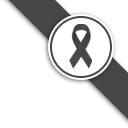 Black Ribbon Top Right
